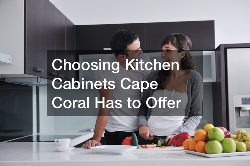Choosing Kitchen Cabinets Cape Coral Has to Offer