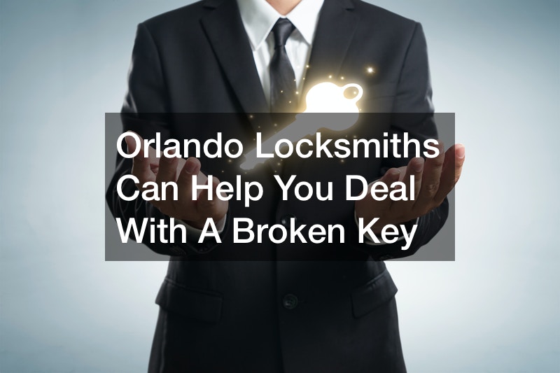 Orlando Locksmiths Can Help You Deal With A Broken Key