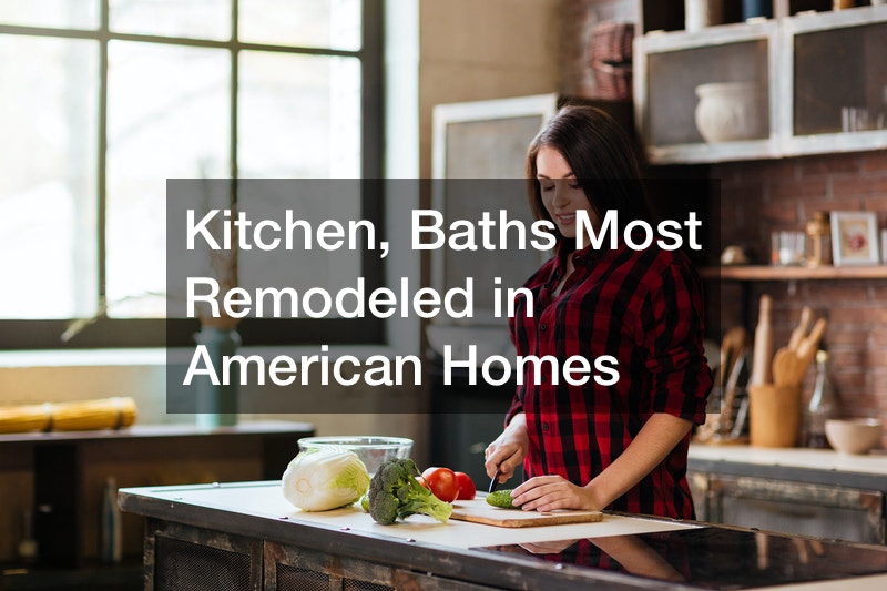 Kitchen, Baths Most Remodeled in American Homes