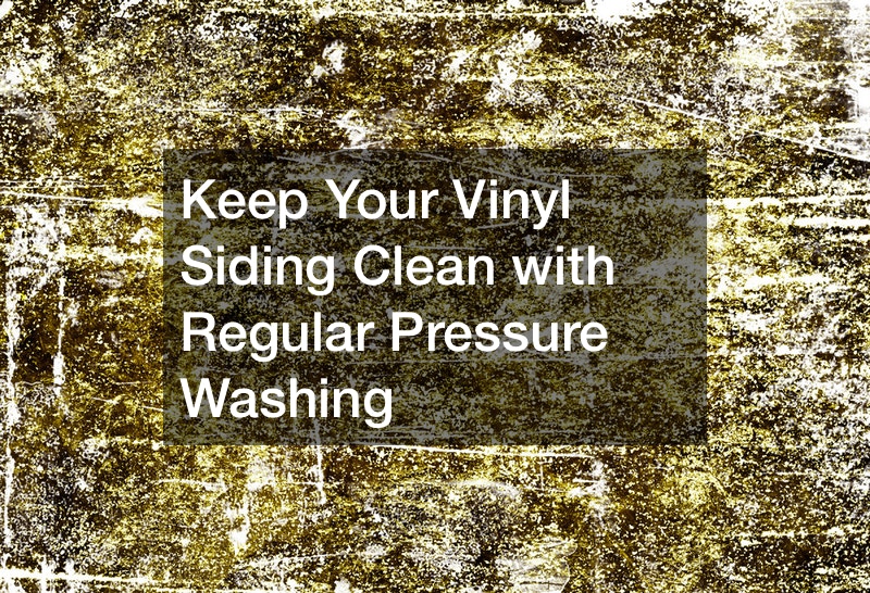 Keep Your Vinyl Siding Clean With Regular Pressure Washing