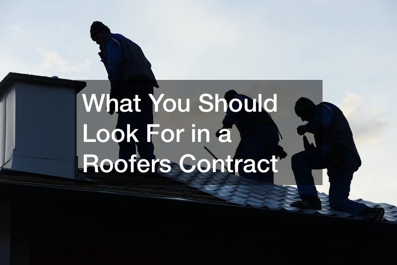 What You Should Look For in a Roofers Contract