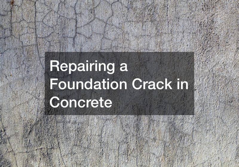 Repairing a Foundation Crack in Concrete