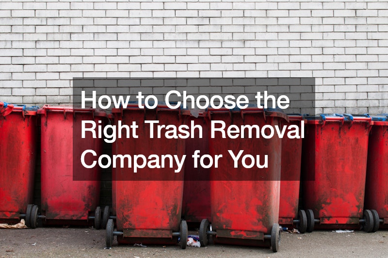 How to Choose the Right Trash Removal Company for You