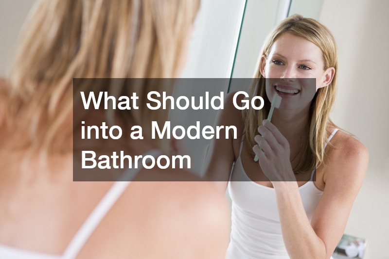 What Should Go into a Modern Bathroom