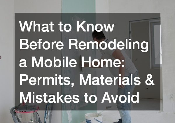 a man remodeling his home